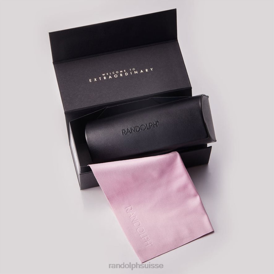 Randolph cecil Or rose satiné 22 carats et ardoise lentille polarisée en nylon dégradé PDX28660