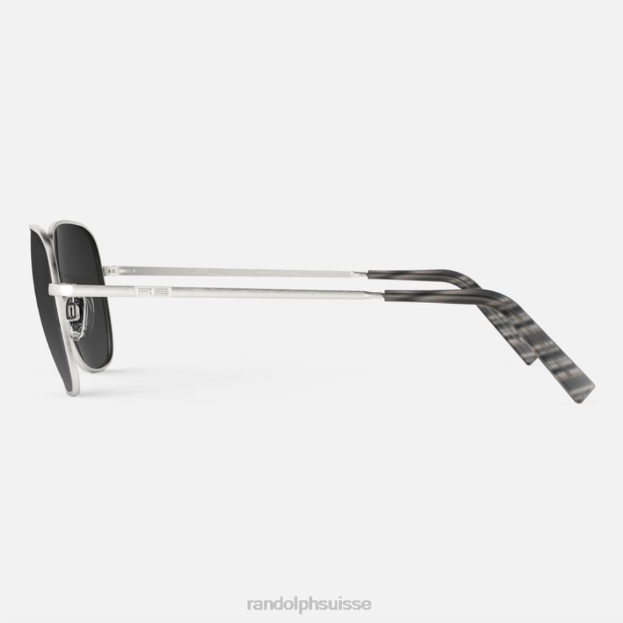 Randolph cecil argent satiné & gris côtier lentille polarisée en nylon dégradé PDX28673