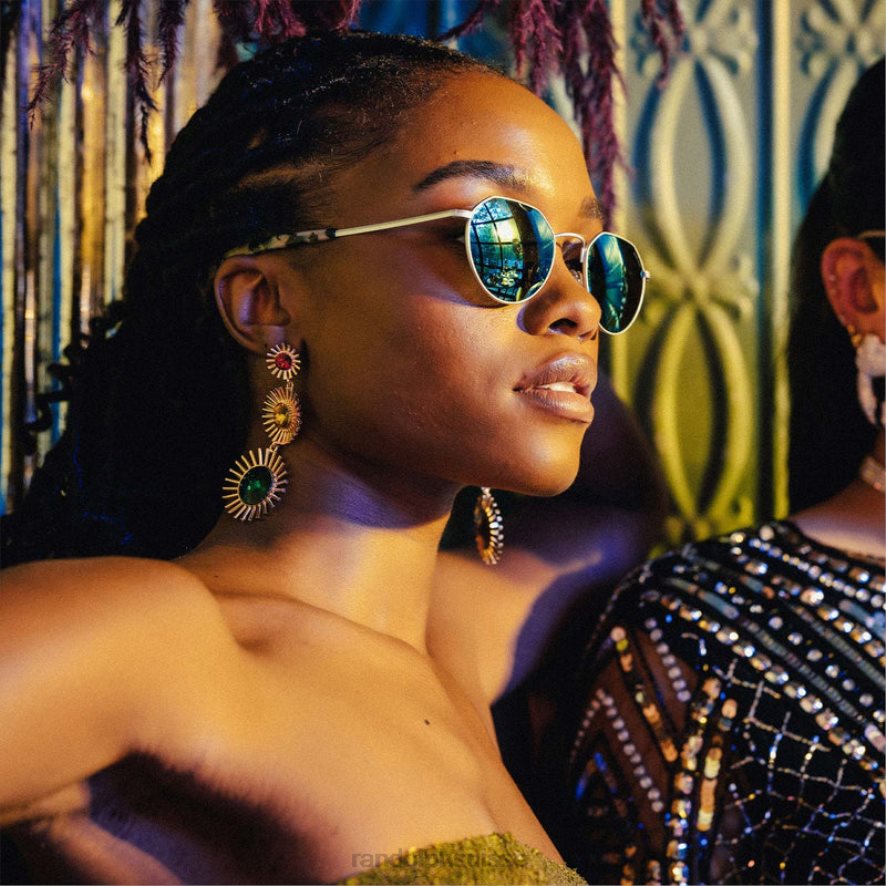 Randolph hamilton chrome mat & acadien verre polarisé miroir en nylon PDX28680