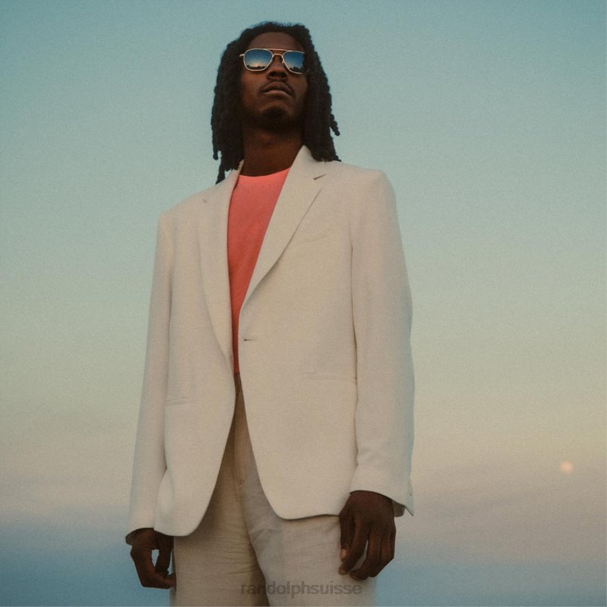 Randolph aviateur 5 Or 23 carats et AGX lentille en verre polarisée PDX28688