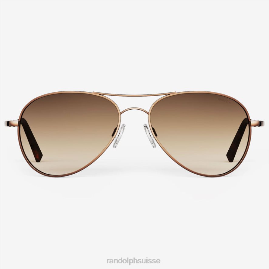 Randolph Amélia Or chocolat 22 carats et sable du cap lentille en nylon dégradé non polarisée PDX286132