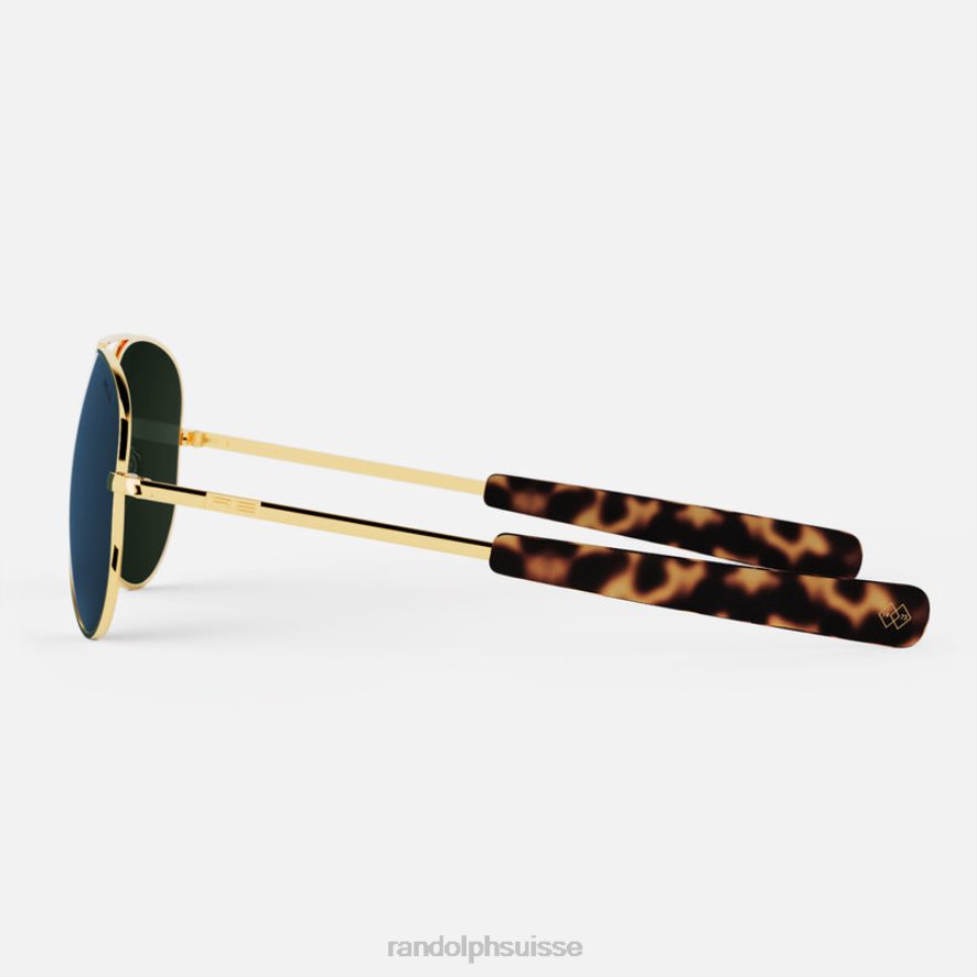 Randolph concorde 1 or 23 carats et cobalt lentille en verre polarisée PDX28618