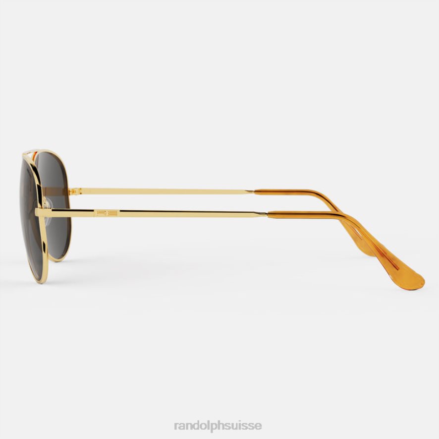 Randolph concorde 1 or 23 carats et gris américain lentille en verre polarisée PDX28626