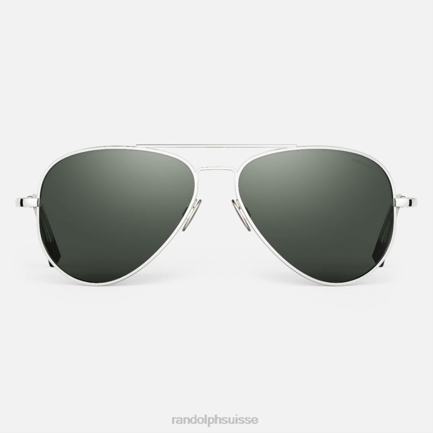 Randolph concorde 1 or blanc 23 carats et agx lentille en verre polarisée PDX2868