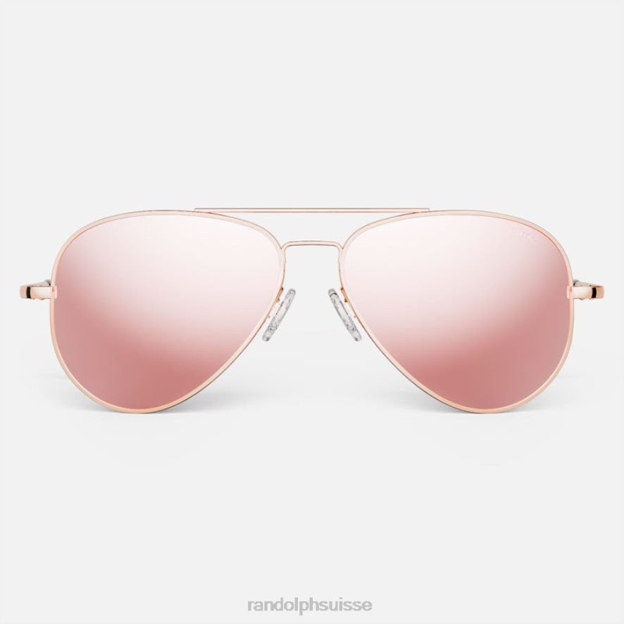 Randolph concorde 2 Or rose 22 carats et or rose verre polarisé miroir en nylon PDX28637