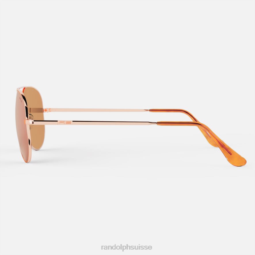 Randolph concorde 2 Or rose 22 carats et or rose verre polarisé miroir en nylon PDX28637