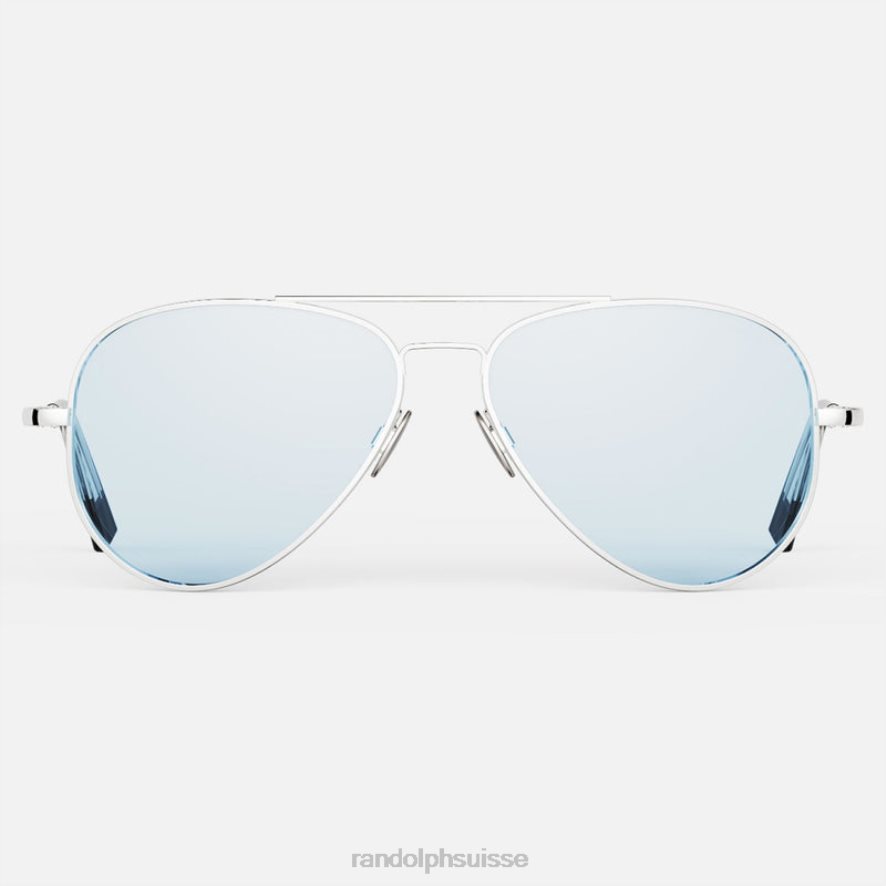 Randolph concorde 3 or blanc 23 carats et hydro bleu lentille en verre non polarisée PDX28652