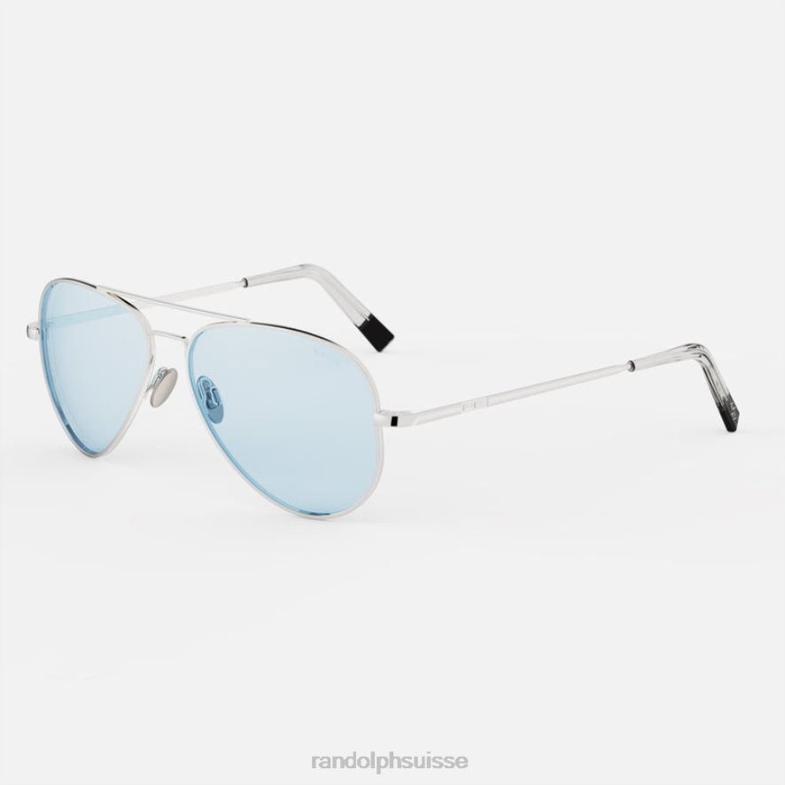 Randolph concorde 3 or blanc 23 carats et hydro bleu lentille en verre non polarisée PDX28652