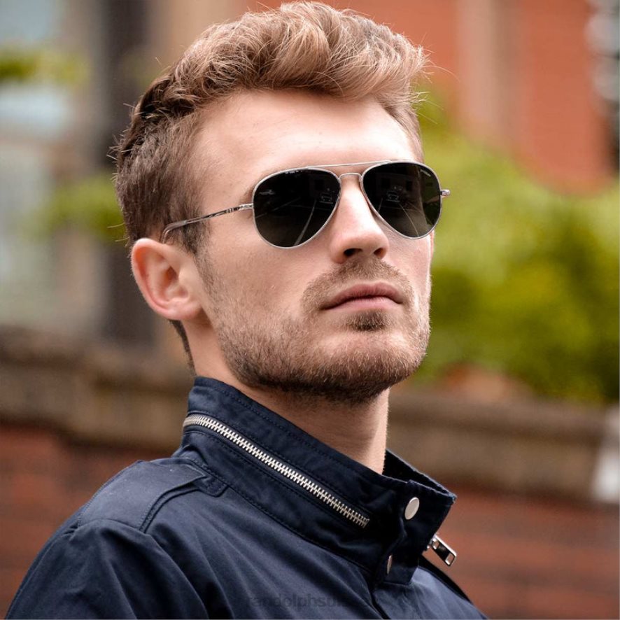 Randolph concorde 4 noir mat et agx lentille en verre non polarisée PDX286124