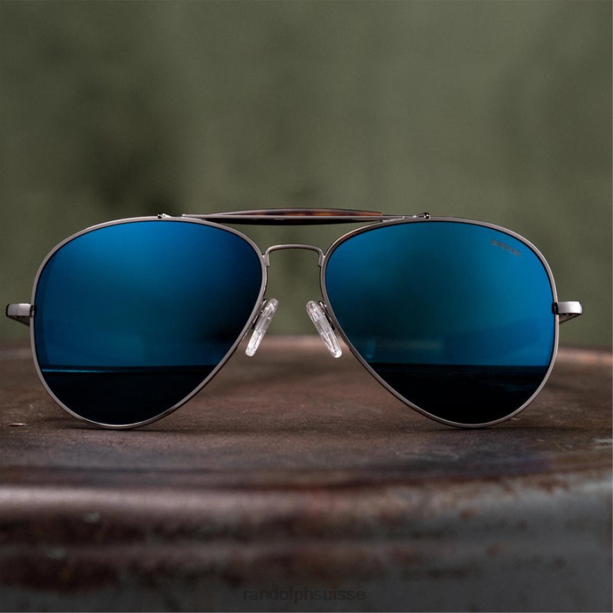 Randolph sportif bronze et cobalt lentille en verre polarisée PDX28616