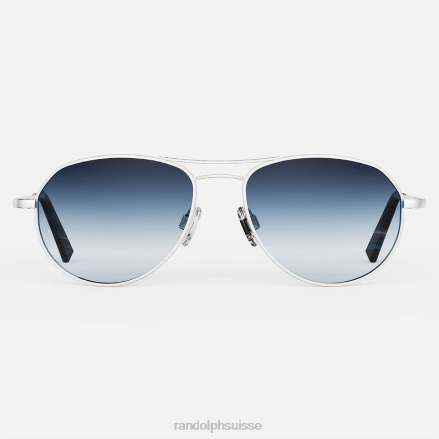 Randolph thaden argent satiné & ardoise lentille en nylon dégradé non polarisée PDX286139