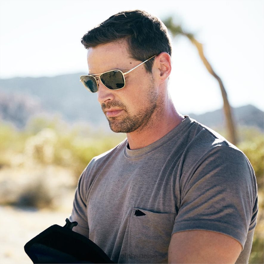 Randolph intrus Or 23 carats et AGX lentille en nylon non polarisée PDX286142