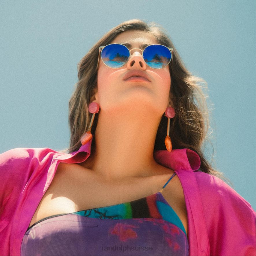 Randolph p3 or 23 carats et aurores boréales lentille en nylon dégradé non polarisée PDX286118