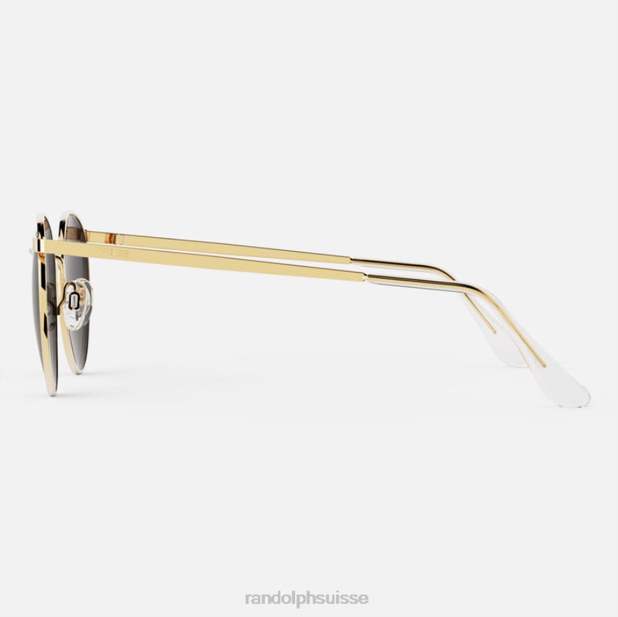 Randolph p3 or 23 carats et gris américain lentille en verre polarisée PDX28629